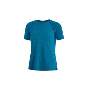 GORE Wear Vivid Hardloopshirt Korte Mouwen Blauw/Lichtblauw Dames