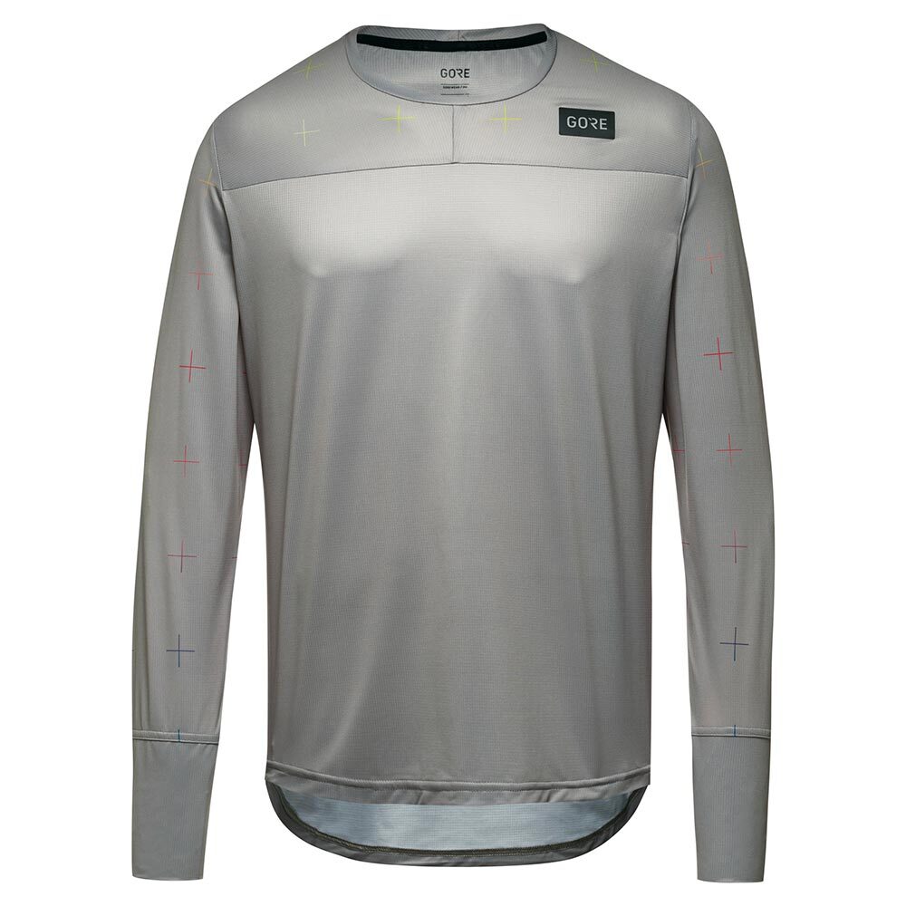 GORE Wear Windstopper Ondershirt Korte Mouwen Lichtgrijs/Wit Heren