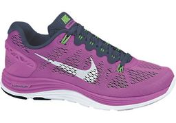 Nike Lunarglide+5 Roze Dames Hardloopschoen koop je bij Futurumshop.nl