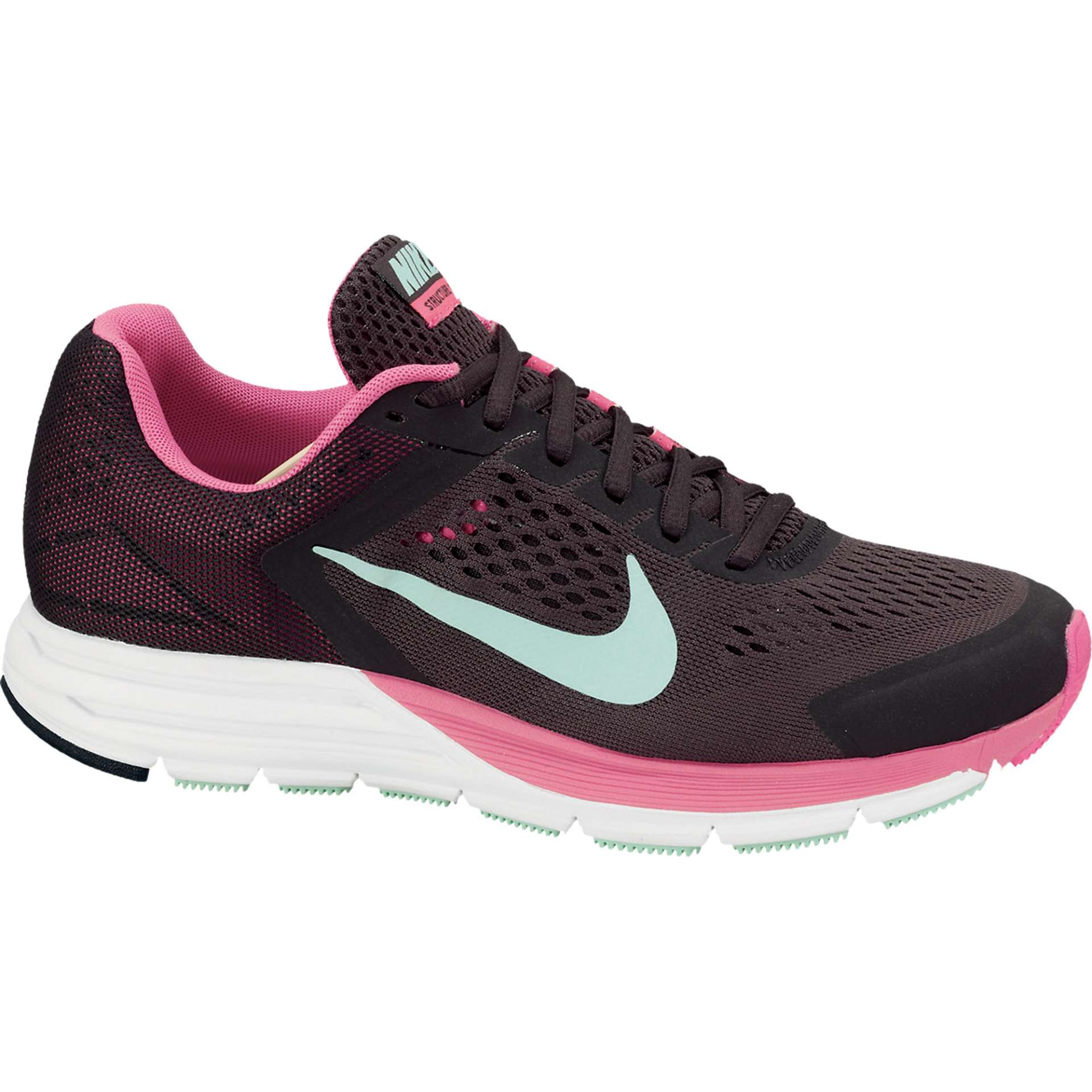 lens Fascinerend escort Nike Zoom Structure+ 17 Hardloopschoenen Zwart/Roze Dames koop je bij  Futurumshop.nl