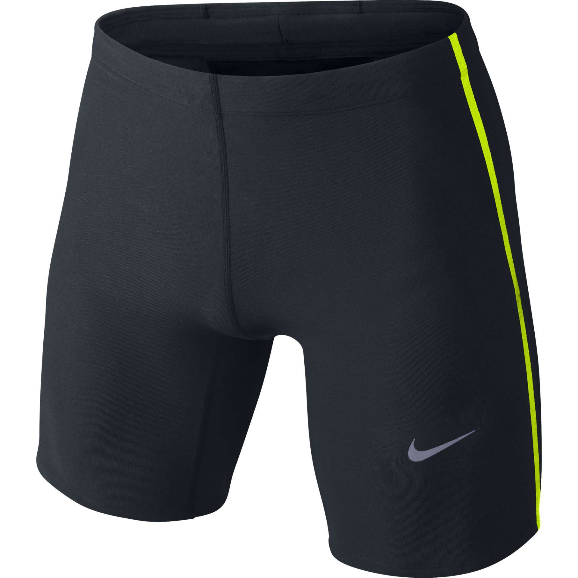 Nike Tech Short Hardloopbroek Kort Zwart/Geel Heren koop je bij  Futurumshop.nl