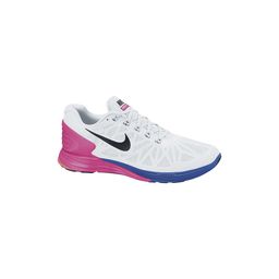 Nike Lunarglide 6 Hardloopschoenen Wit/Roze/Blauw Dames koop je bij  Futurumshop.nl