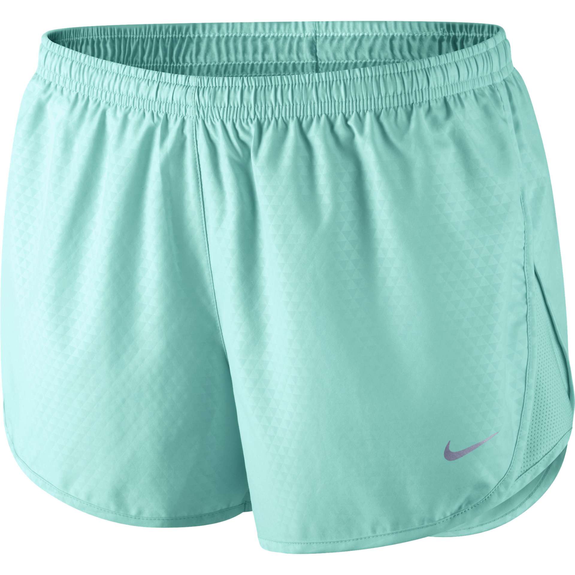 Nike Tempo Embossed Hardloopbroek Kort Blauw Dames koop je bij  Futurumshop.nl