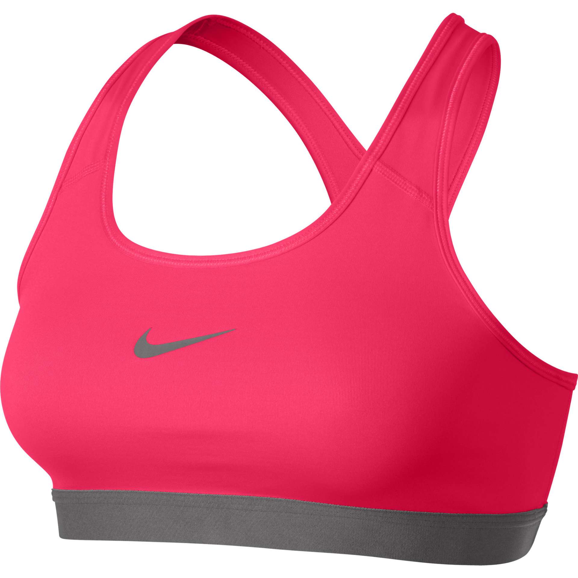 Nike Pro Classic Sport BH Roze Grijs