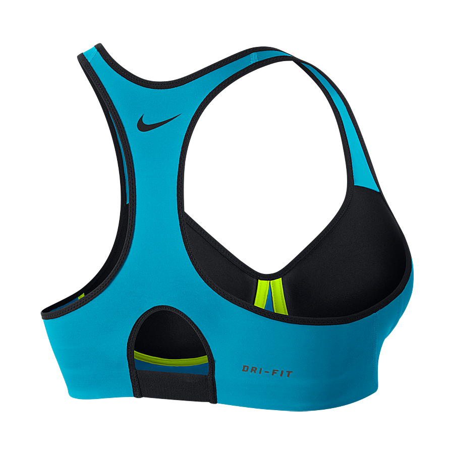 Nike Pro Rival Sport BH Blauw