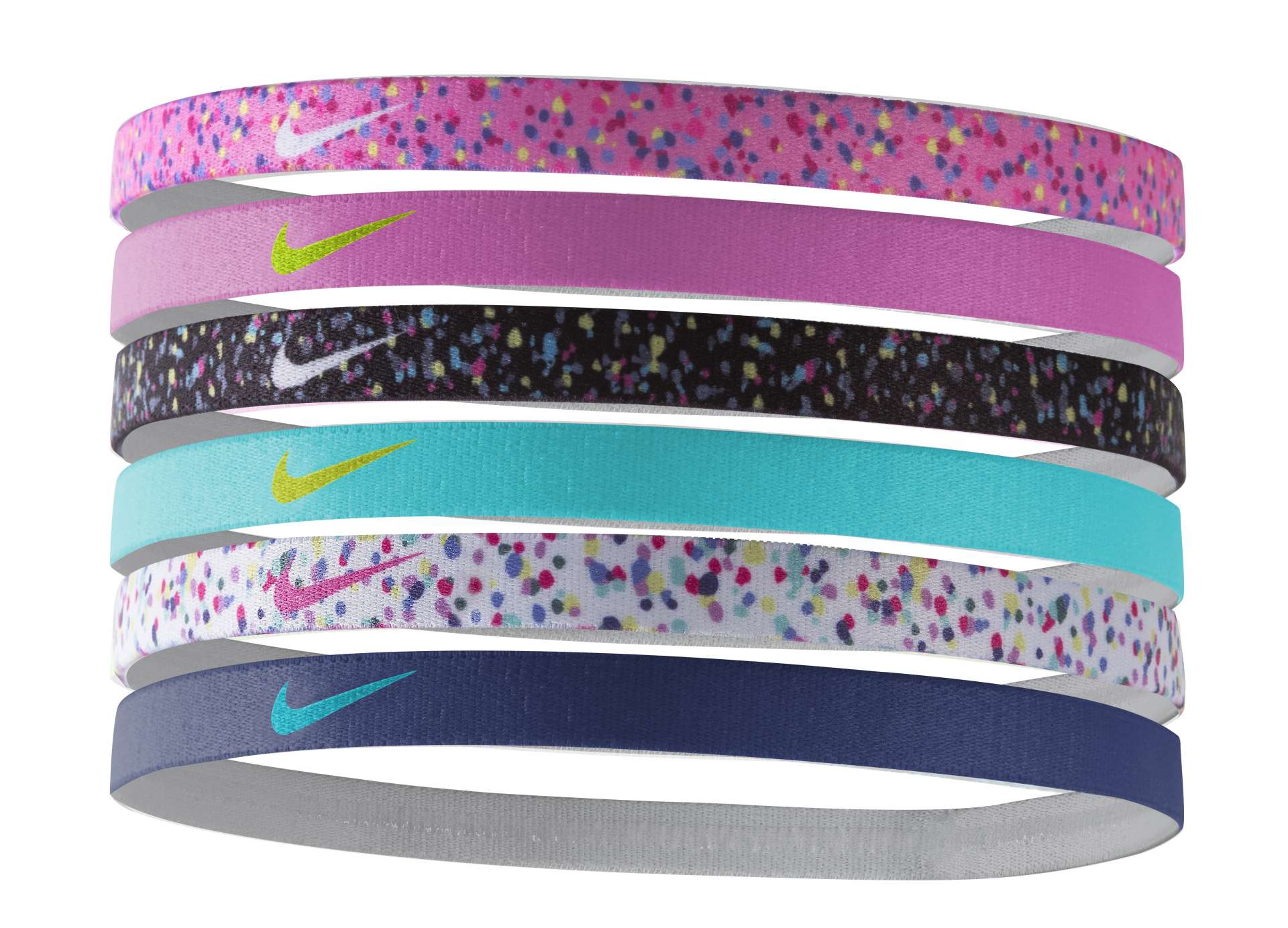 Nike Haarbanden Roze/Blauw 6 Stuks koop je bij Futurumshop.nl