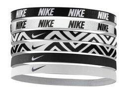 Nike Haarband Zwart/Wit Printed 6 Stuks koop je bij Futurumshop.nl