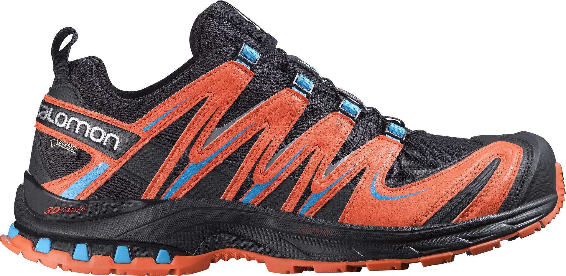 Salomon XA Pro 3D GTX Hardloopschoenen Zwart/Oranje Heren koop je bij  Futurumshop.nl
