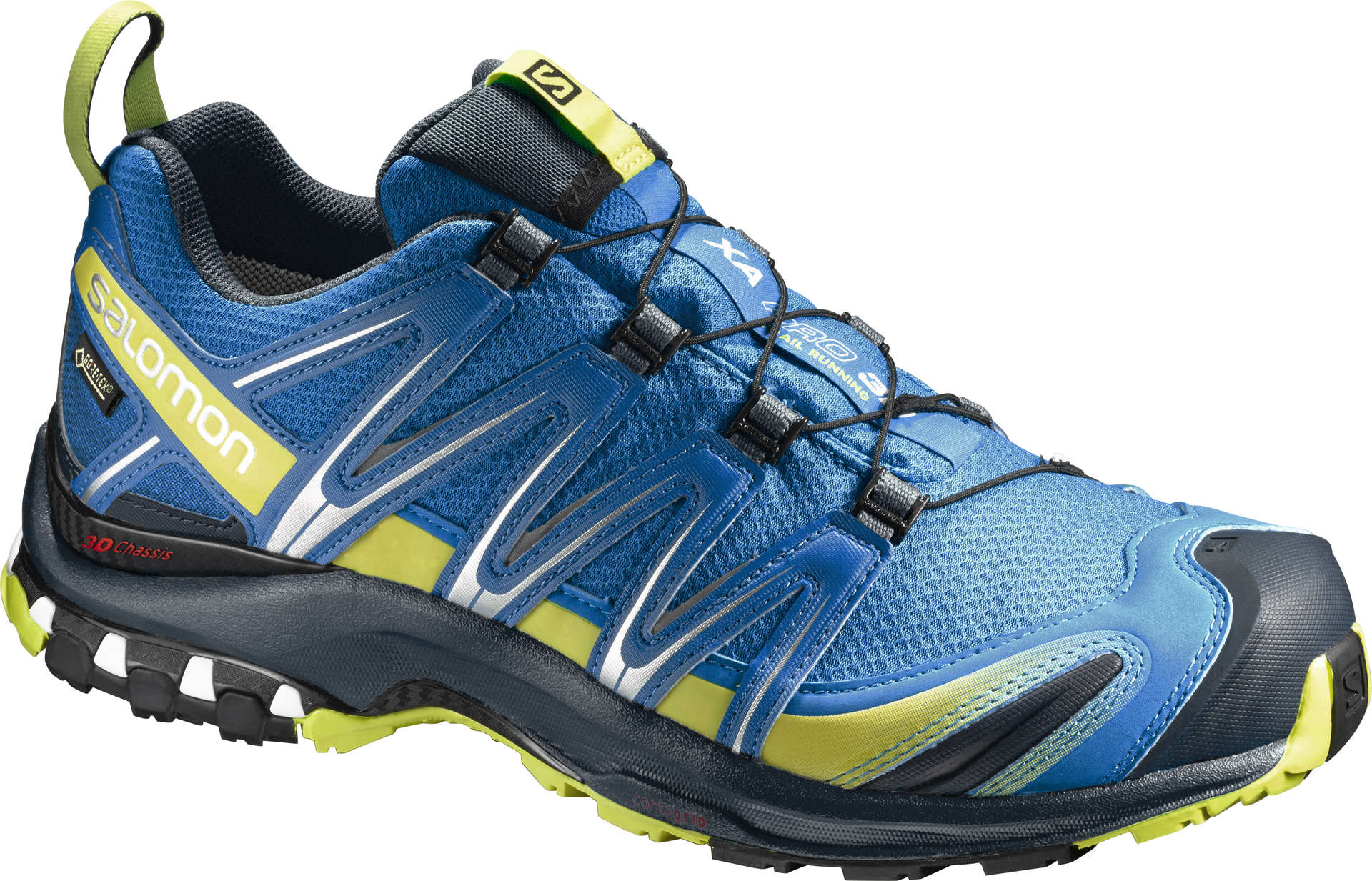 Salomon XA Pro 3D GTX Trail Hardloopschoenen Blauw Groen Heren koop je bij Futurumshop