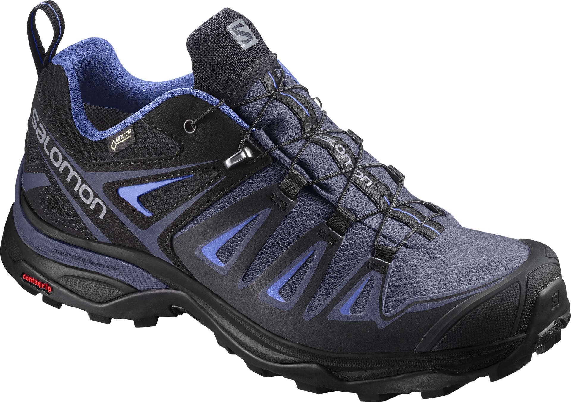 Salomon X Ultra 3 GTX Trail Hardloopschoenen Zwart/Grijs/Paars Dames