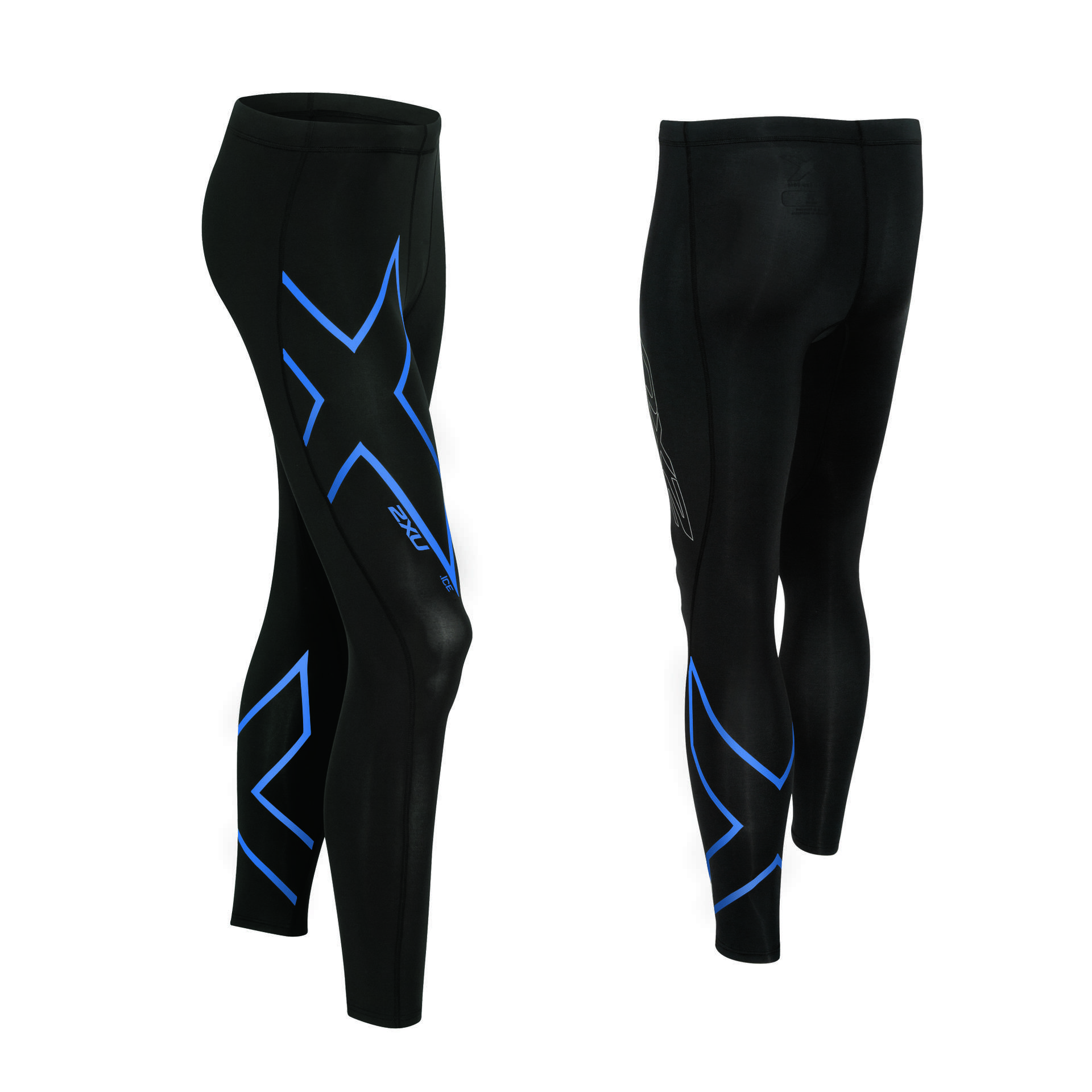 2XU ICE X Compression Tights Lang Zwart Heren