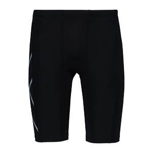 2XU Core Compression Hardloopbroek Kort Zwart/Zilver Heren