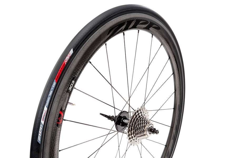 Zipp 303 Firecrest Carbon Clincher Achterwiel Zwart