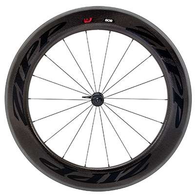 Zipp 808 Firecrest Carbon Clincher Voorwiel Zwart