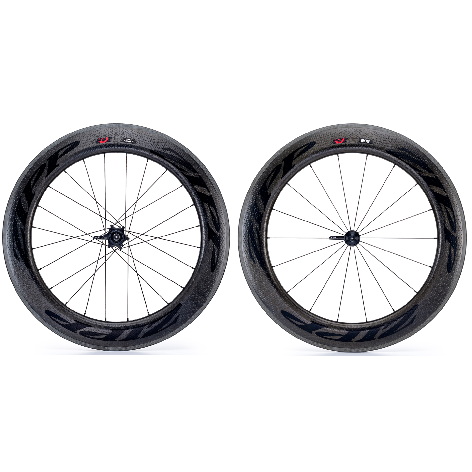 Zipp 808 Firecrest Carbon Clincher Wielset Zwart