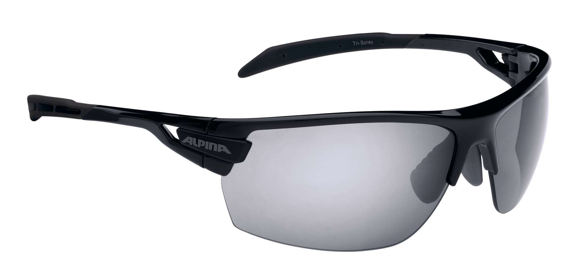 Alpina Tri-Scray Sport Zonnebril Zwart