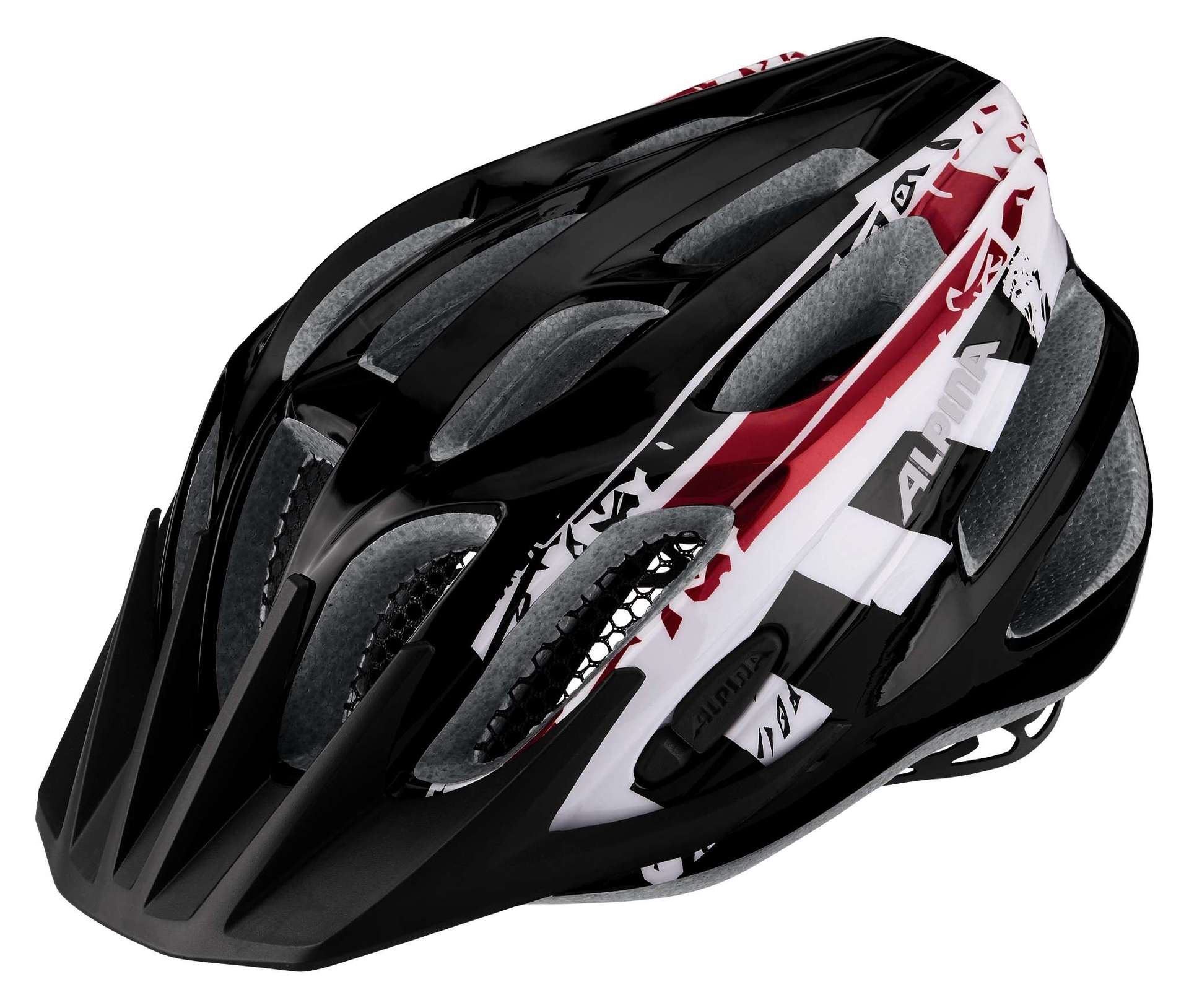 Alpina Fb Jr 2 0 Fietshelm Zwart Wit Rood Koop Je Bij Futurumshop Nl