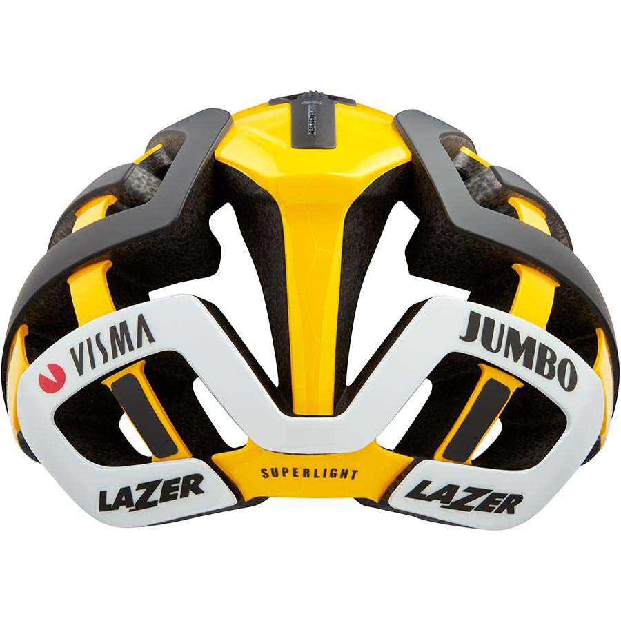 Lazer Genesis Team Jumbo Visma 2021 Race Fietshelm Zwart/Geel koop je