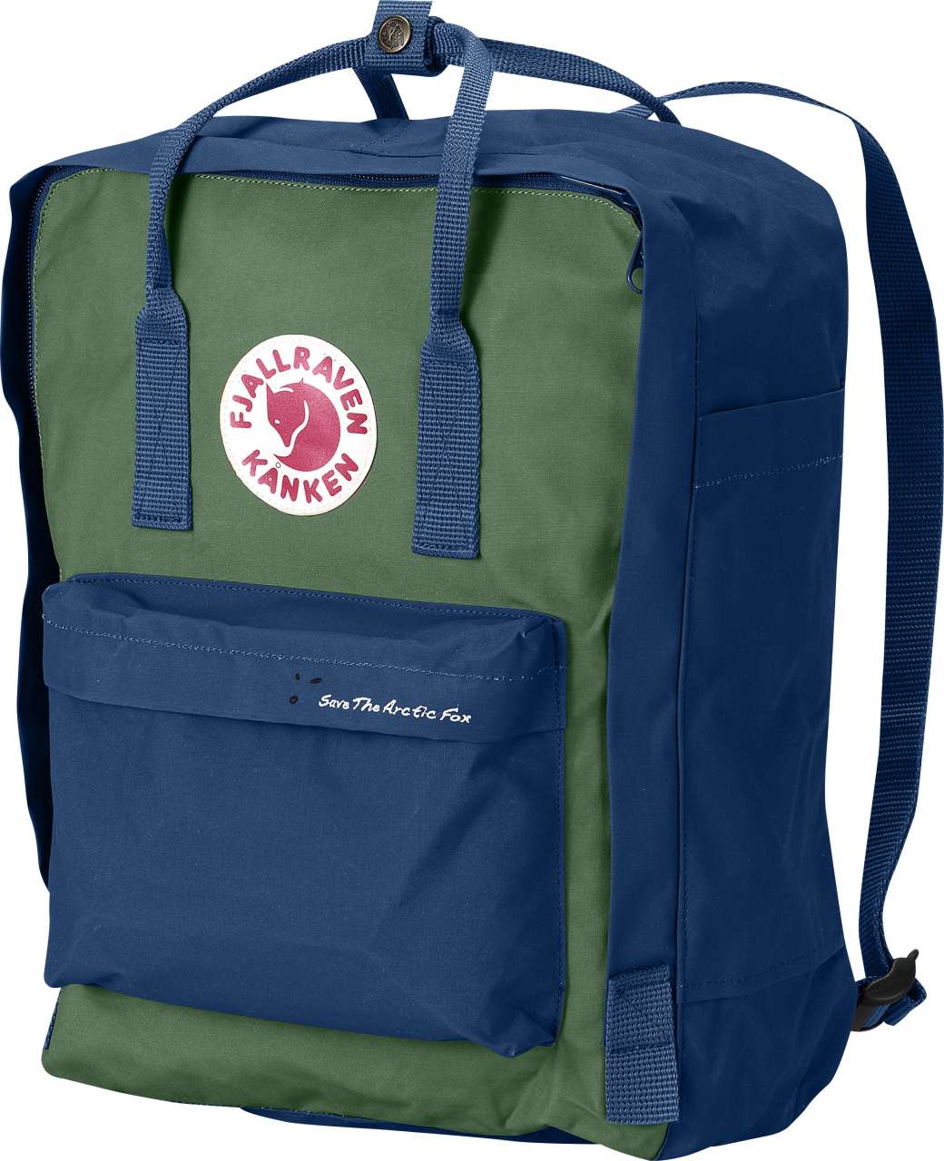 Fjallraven Save the Arctic Fox Kanken Rugzak Blauw Groen
