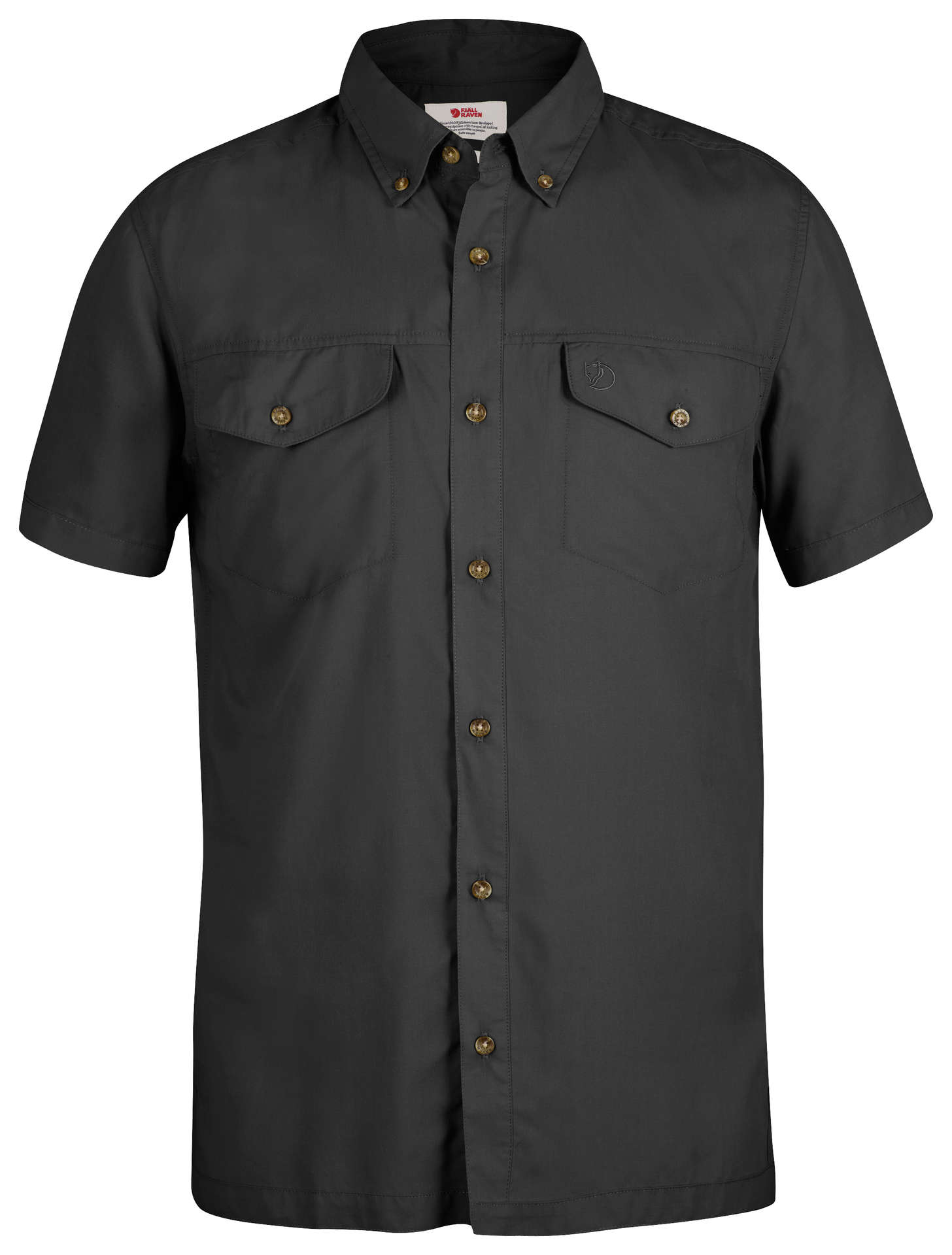 Fjallraven Abisko Vent Blouse Korte Mouwen Grijs Heren koop je bij Futurumshop