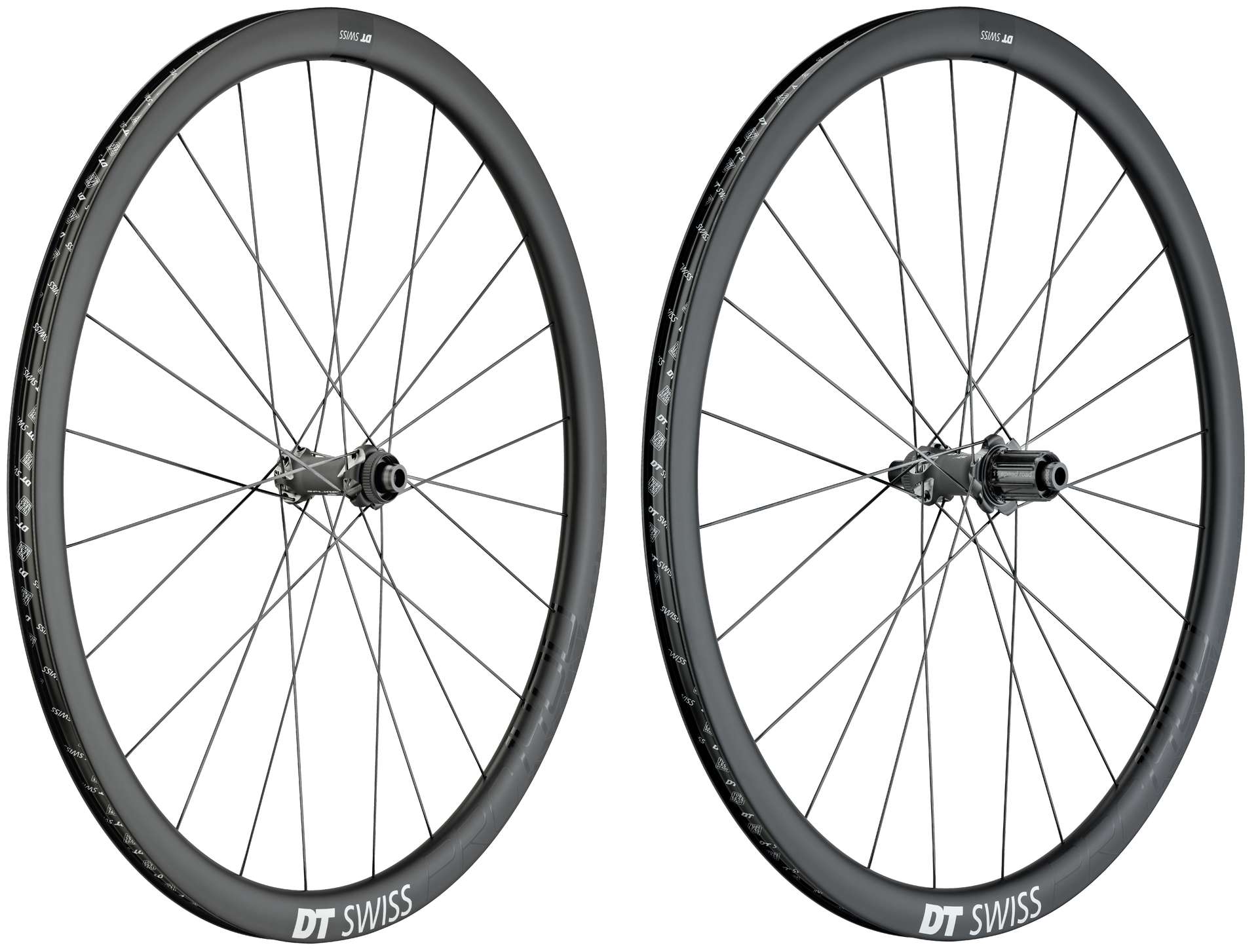 DT Swiss PRC1400 Spline 35 Disc Race Wielset Zwart