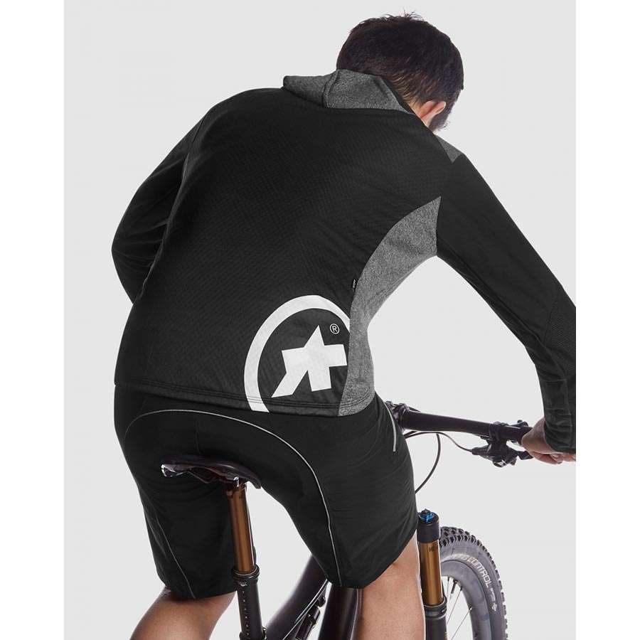 Assos TRAIL Spring/Fall MTB Fietsjack Zwart/Grijs Heren