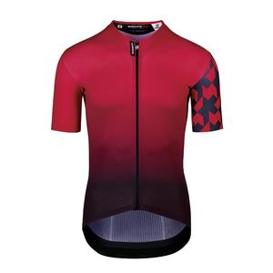 Assos Equipe RS Summer Prof Edition Fietsshirt Korte Mouwen Rood/Blauw Heren