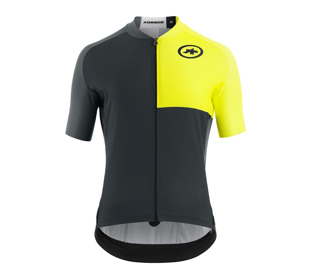 Assos MILLE GT C2 EVO Stahlstern Fietsshirt Korte Mouwen Geel/Zwart Heren