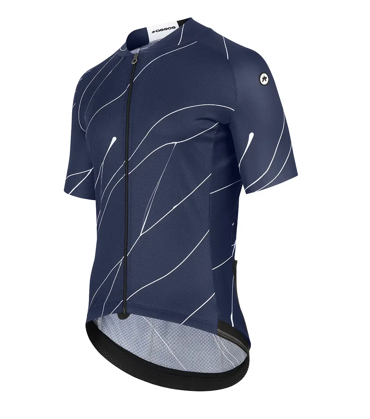 TCA Fietsbroek voor Heren, Sneldrogend, Ademend, Antislip, Zwart/Blauw, L