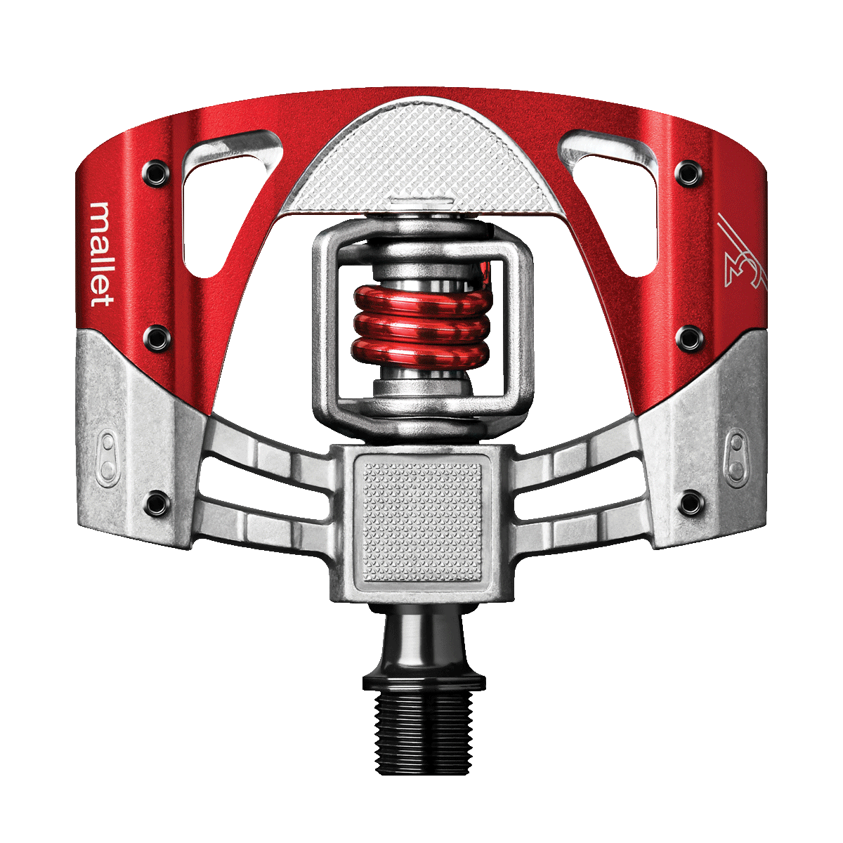 Crankbrothers Mallet 3 Downhill Pedalen Rood