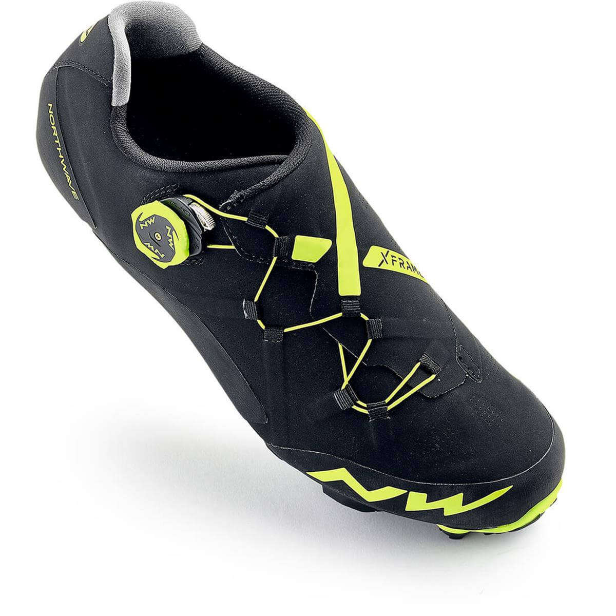 Northwave Ghost XCM MTB Fietsschoenen Zwart/Fluo Geel Heren