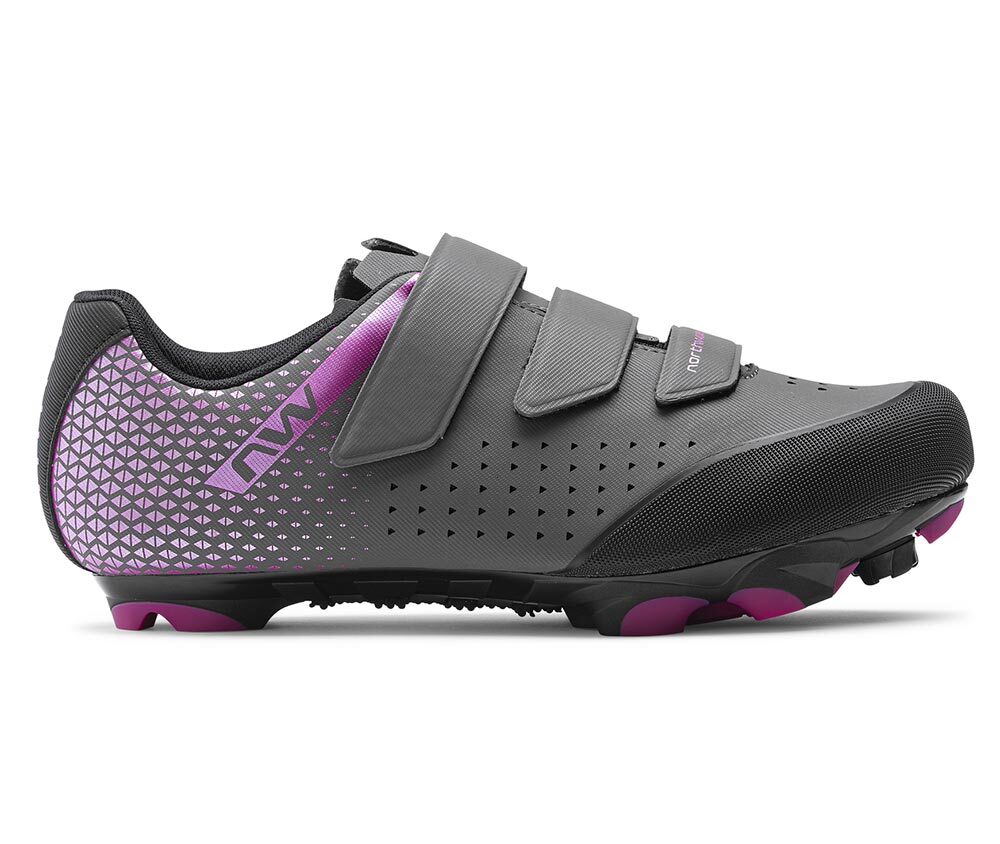 Northwave Origin 2 Mountainbikeschoenen Donkergrijs Paars Dames
