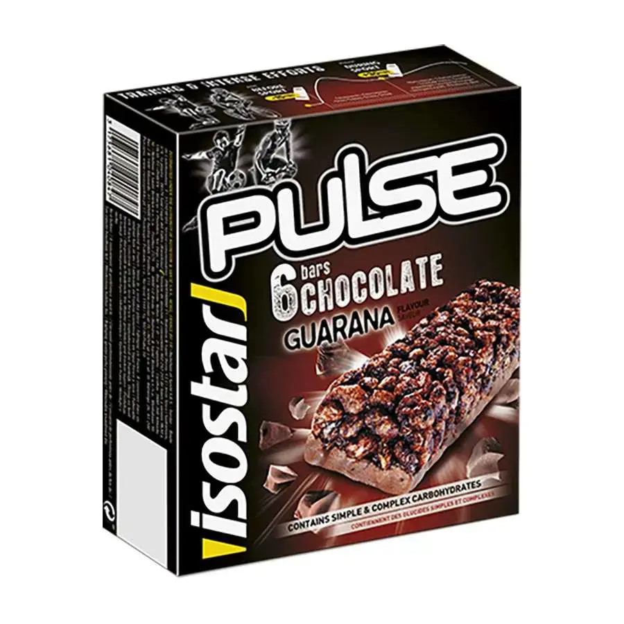 Isostar Pulse Energierepen Chocolate 6 pack