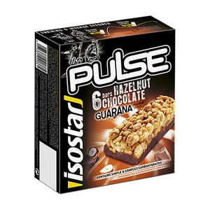 Isostar Pulse Energierepen Hazelnoot en Chocolate 12x6 pack