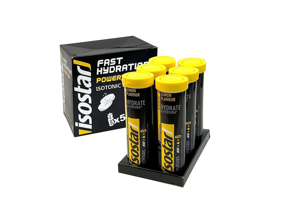 Isostar Powertabs Fast Hydration Lemon 6 stuks