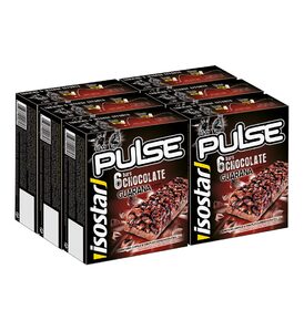 Isostar Pulse Energierepen Chocolate 6 x 6 pack