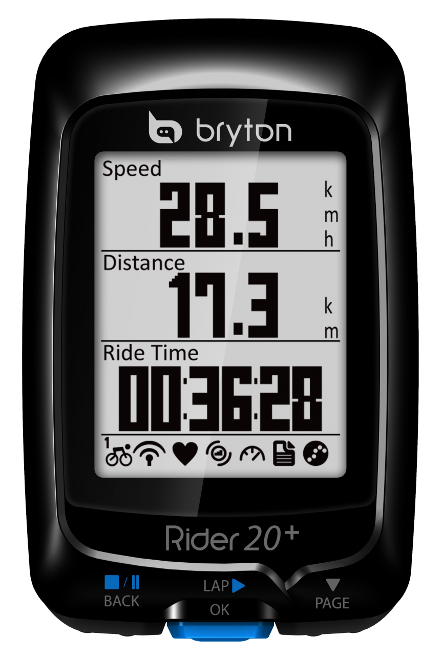 Bryton Rider 20 E GPS Zwart