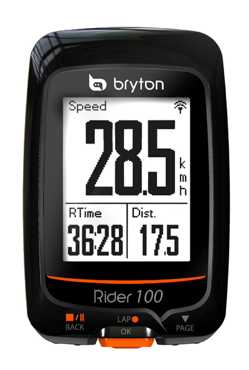 Bryton Rider 100T GPS Zwart/Oranje