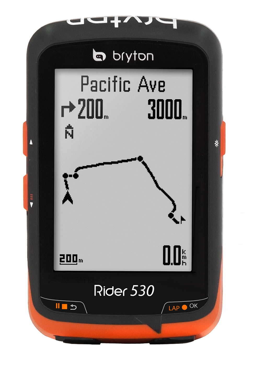 Bryton Rider 530E GPS Zwart/Oranje