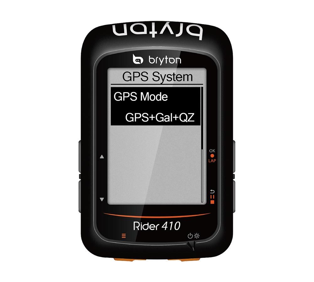 Bryton Rider 410E GPS Fietscomputer Zwart/Oranje