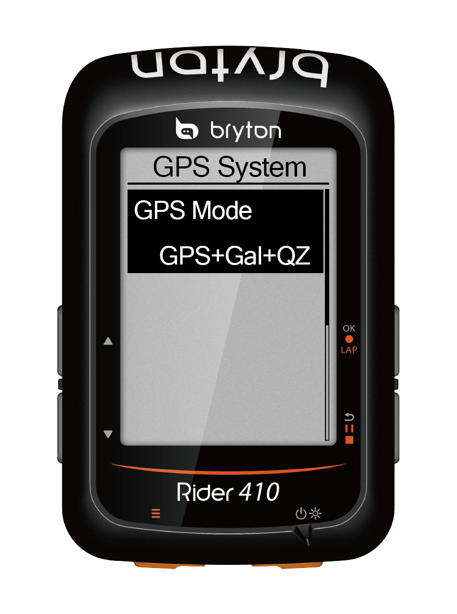 Bryton Rider 410T GPS Fietscomputer Zwart/Oranje