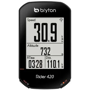 Bryton Rider 420E GPS Fietscomputer Zwart