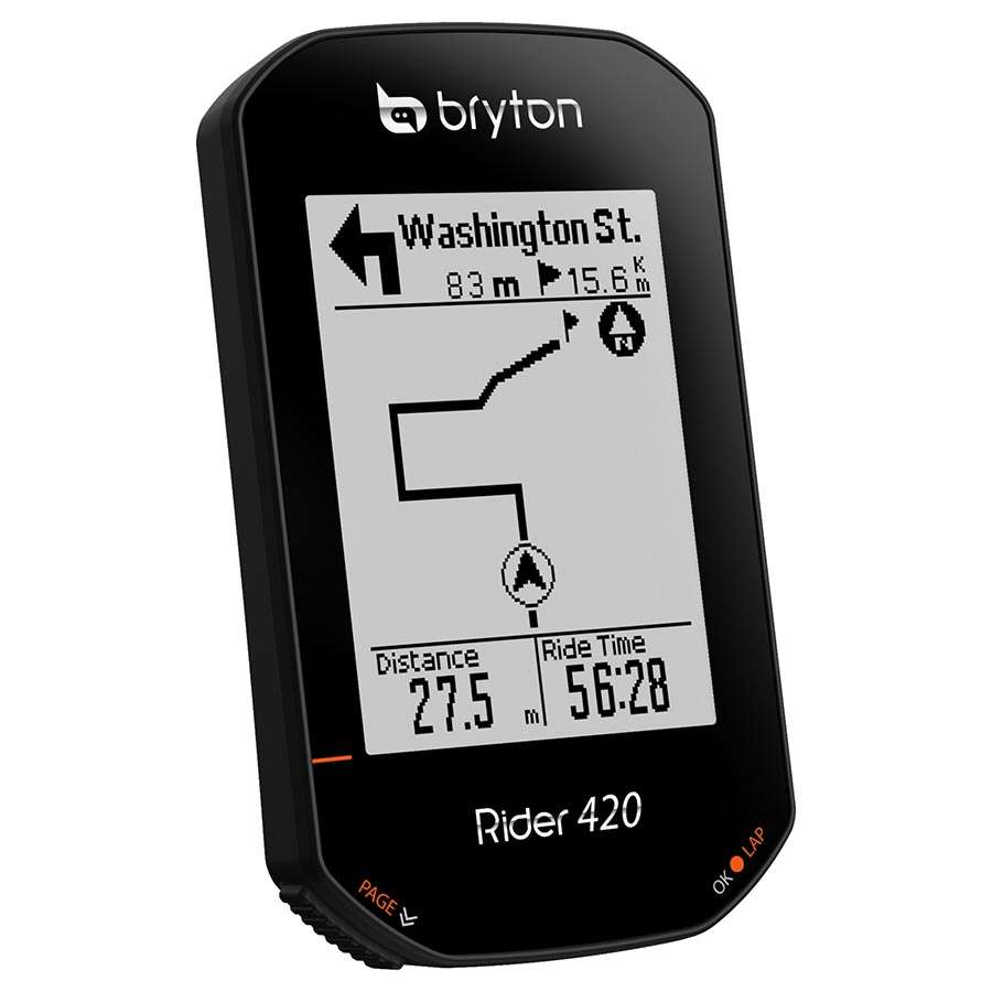 bibliothecaris Demon Play accent Bryton Rider 420T GPS Fietscomputer met Hartslagmeter en Cadanssensor Zwart  koop je bij Futurumshop.nl