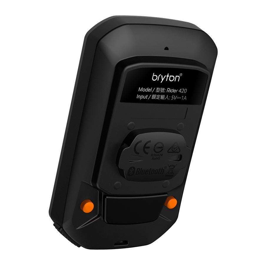 Bryton Rider 420T GPS Fietscomputer met Hartslagmeter en Cadanssensor Zwart