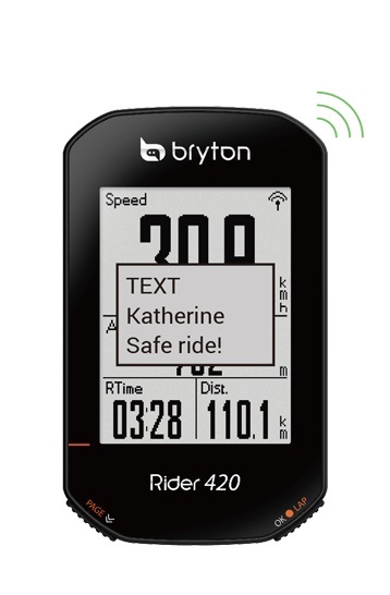 Bryton Rider 420T GPS Fietscomputer met Hartslagmeter en Cadanssensor Zwart