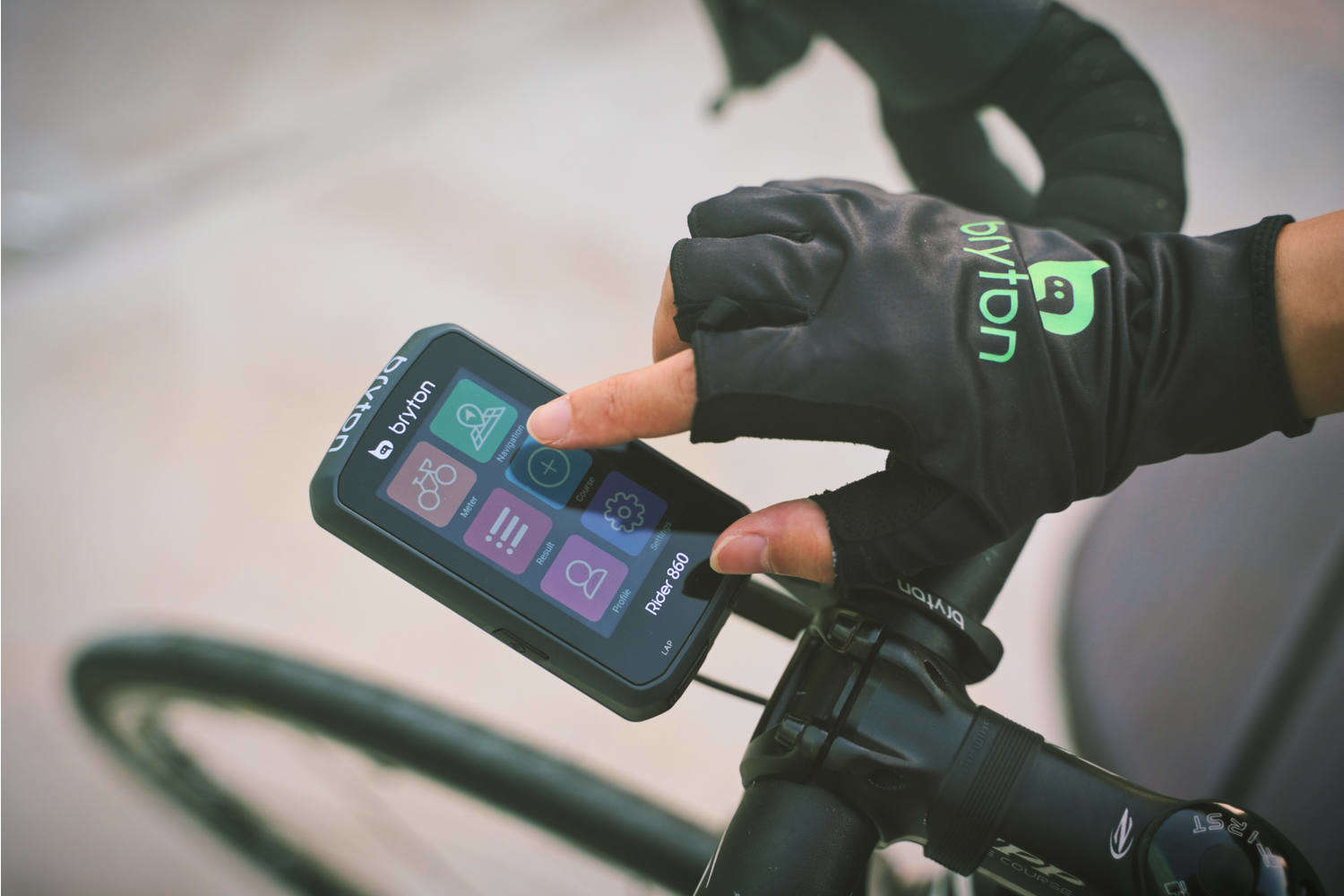 Rider 860E GPS Fietscomputer Zwart
