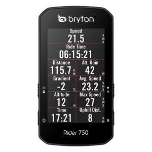 Bryton Rider 750E GPS Fietscomputer