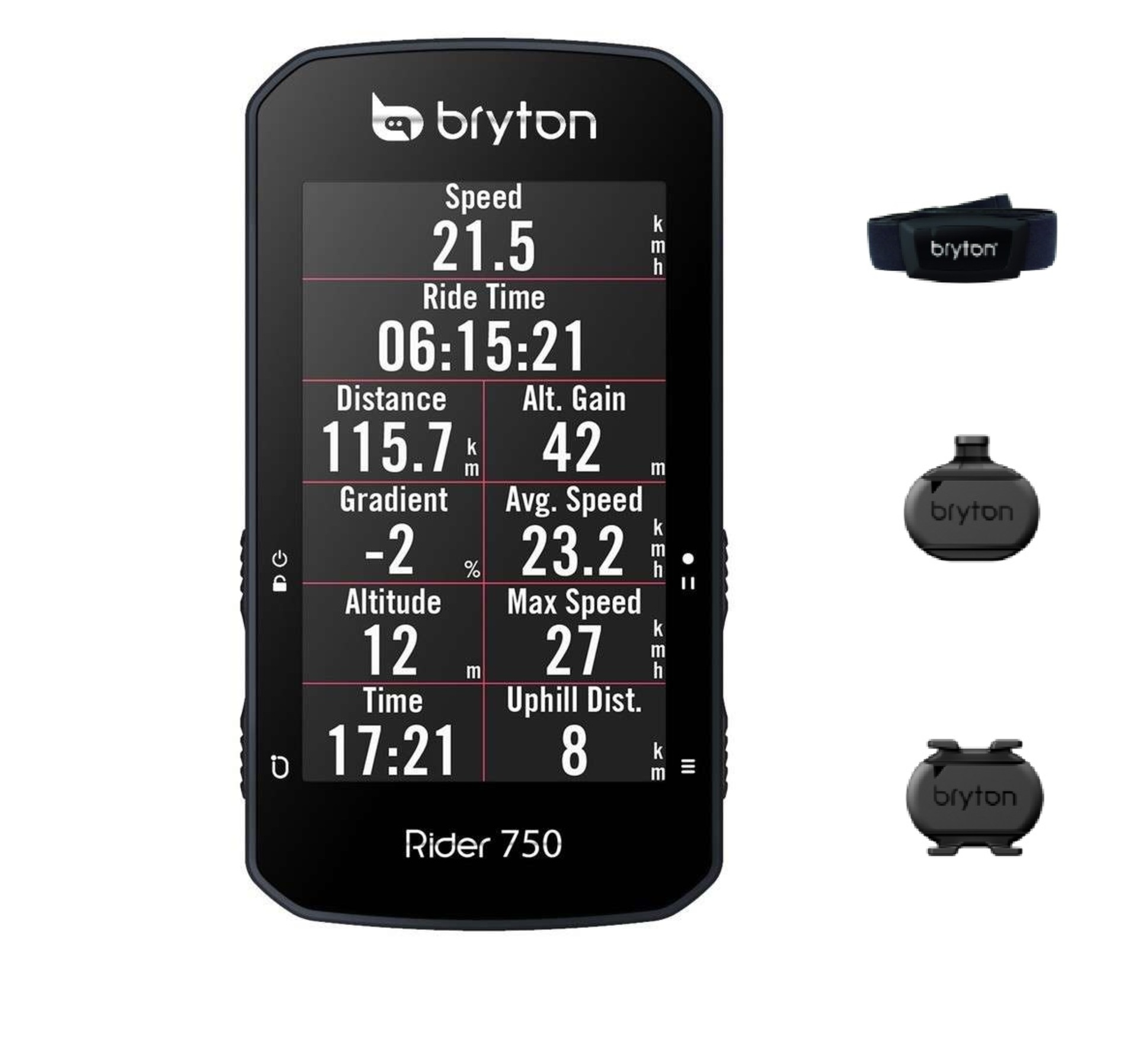 Bryton Rider 750T Bundel GPS Fietscomputer