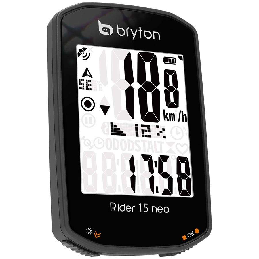 Bryton Rider 15 NEO E GPS Fietscomputer Zwart