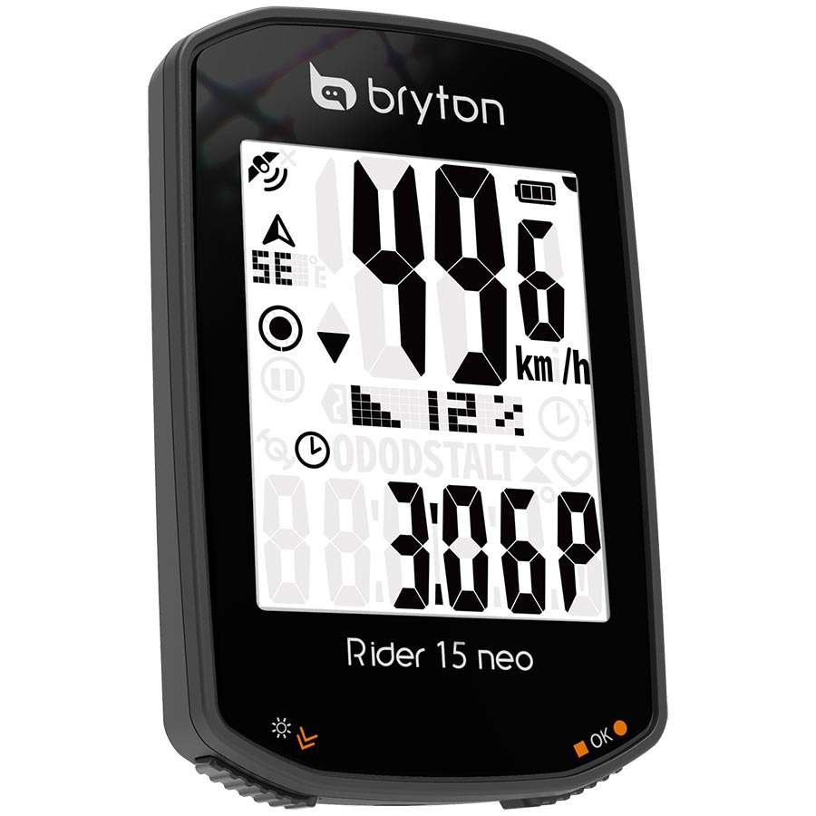 Bryton Rider 15 NEO E GPS Fietscomputer Zwart